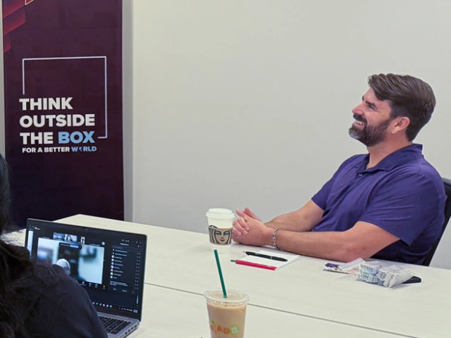 Paul Valdez hears about the award via a surprise zoom call from the UA Staff Council and the Startup Wildcats teams. 