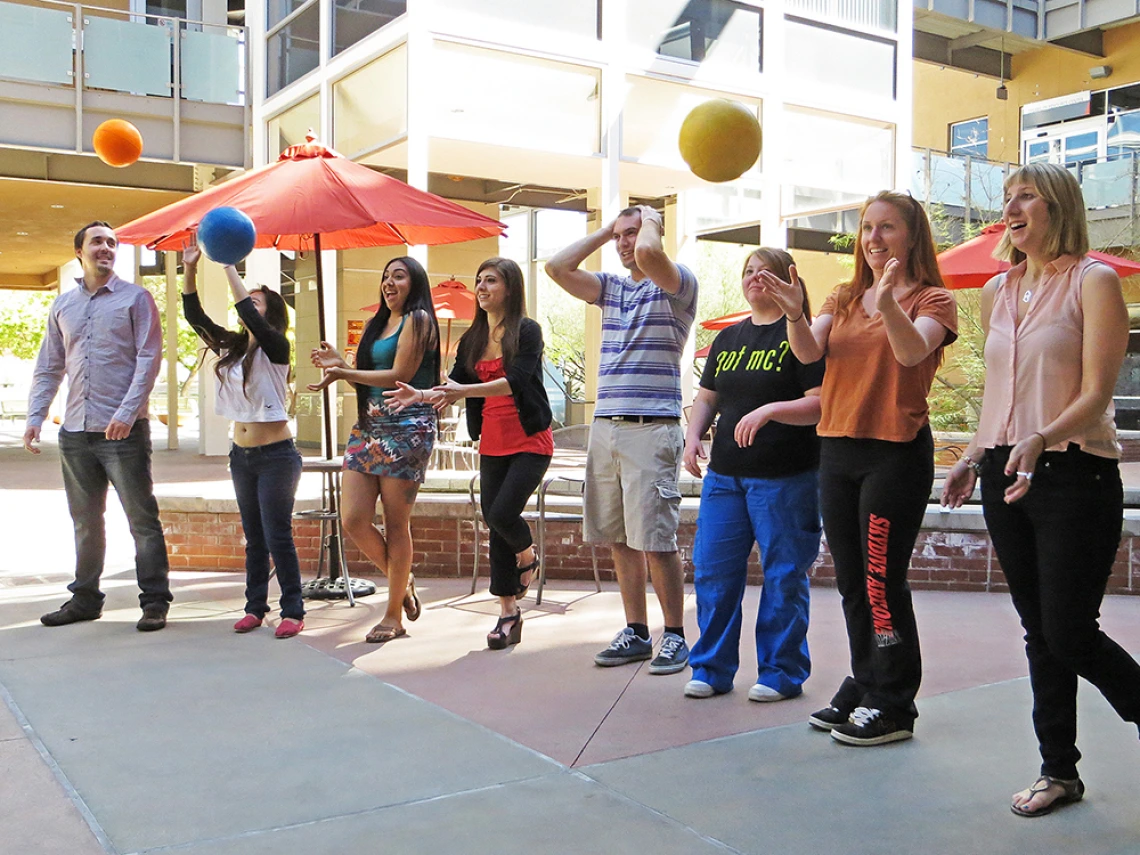 Students engage in "The Buzz," a dynamic alcohol education program developed at the University of Arizona.