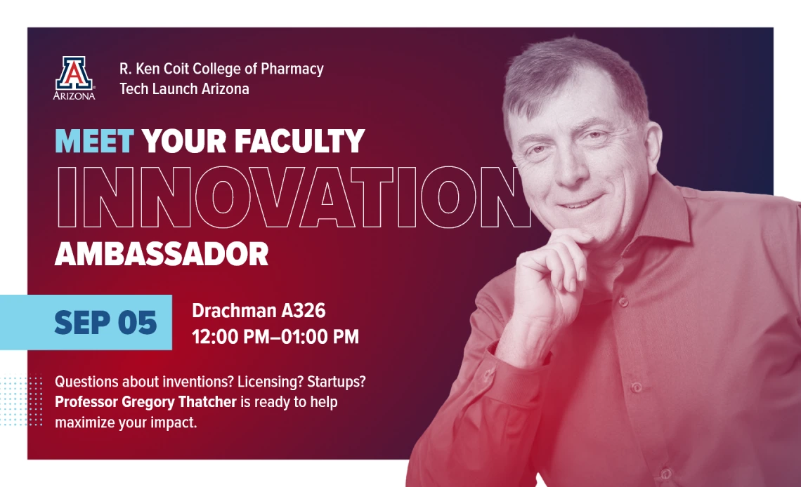 Gregory Thatcher, professor at the R. Ken Coit College of Pharmacy