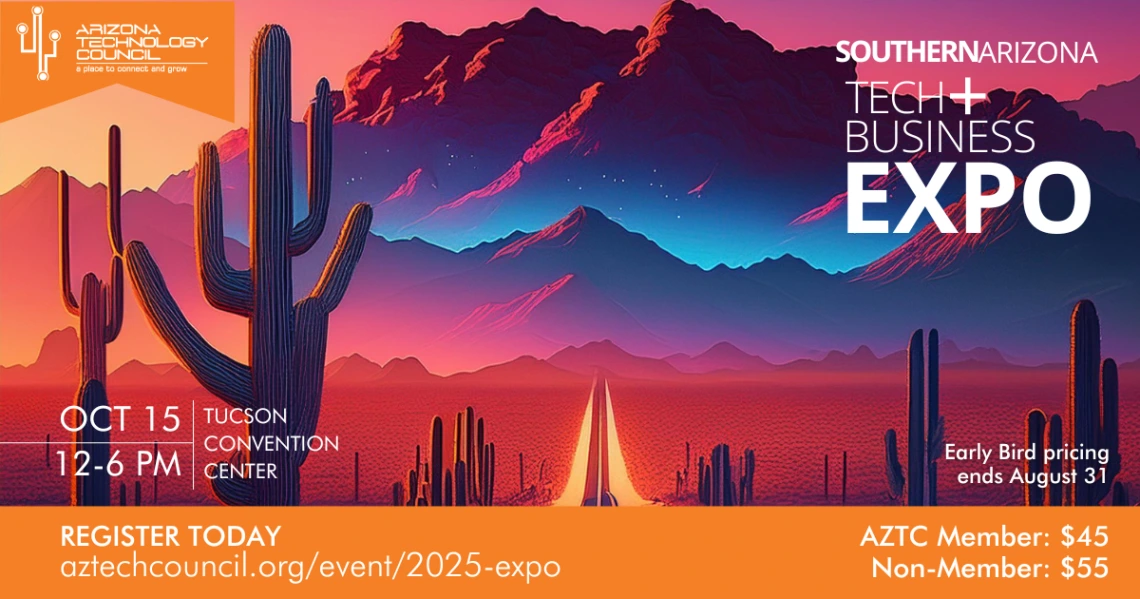 Southern Arizona Tech + Business Expo promo graphic