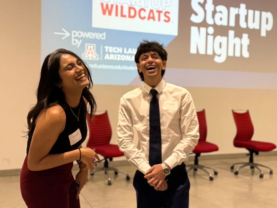 Fun at Startup Night.