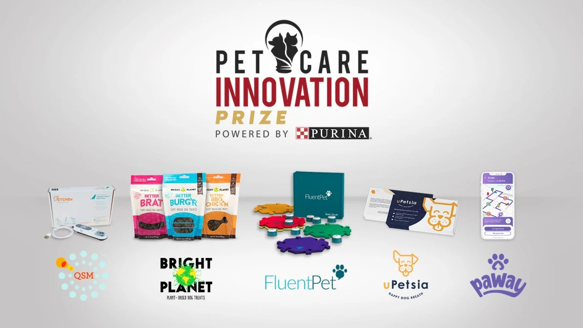 Five teams were named as winners of the Purina Pet Care Innovation Prize 2022. Five teams were named as winners of the Purina Pet Care Innovation Prize 2022.