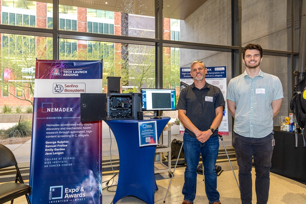 George Sutphin and Sam Fretias of Senfina Biosystems. 