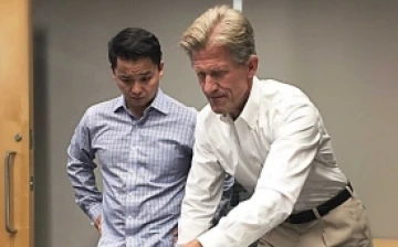 Left to right: Jeffrey Pyun and Robert Norwood.